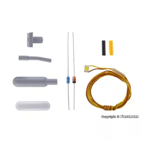   Viessmann 6725 Építőkészlet - Fali ipari lámpa - fehér LED (H0)