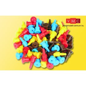   Viessmann 6831 Elektromos dugó készlet kapcsolópultokhoz, vezérlőmodulokhoz, 40 db