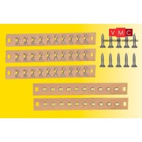   Viessmann 68475 Forrasztható kábelelosztó panel, 10-pólusú, 5 db, csavarokkal