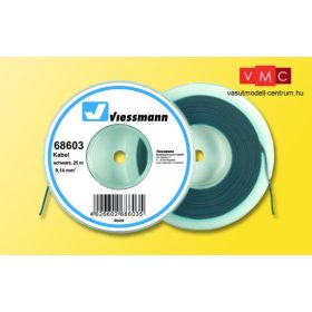 Viessmann 68603 Vezeték 25 m, 0,14 mm, fekete
