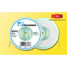 Viessmann 68623 Vezeték 25 m, 0,14 mm, fehér