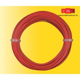 Viessmann 6863 Vezeték 10 m, 0,14 mm, piros