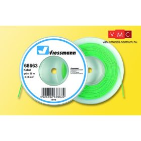 Viessmann 68663 Vezeték 25 m, 0,14 mm, zöld