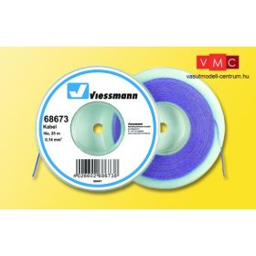 Viessmann 68673 Vezeték 25 m, 0,14 mm, lila