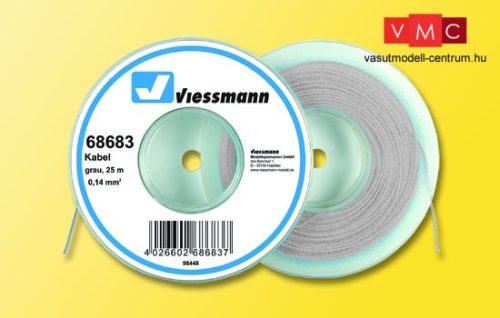 Viessmann 68683 Vezeték 25 m, 0,14 mm, szürke