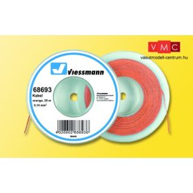 Viessmann 68693 Vezeték 25 m, 0,14 mm, narancs