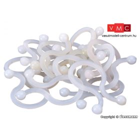 Viessmann 6889 Omega clips, vezetékösszefogó, 20 db