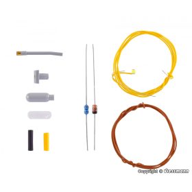   Viessmann 6925 Építőkészlet - Fali ipari lámpa - fehér LED (TT)