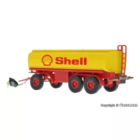   Viessmann 8231 CarMotion: Üzemanyagszállító pótkocsi, 3 tengelyes - SHELL (H0)