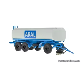   Viessmann 8232 CarMotion: Üzemanyagszállító pótkocsi, 3 tengelyes - ARAL (H0)