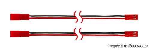Viessmann 8436 CarMotion: Összekötő/hosszabbítókábel - EasyChain, 0.5 m, 2 db