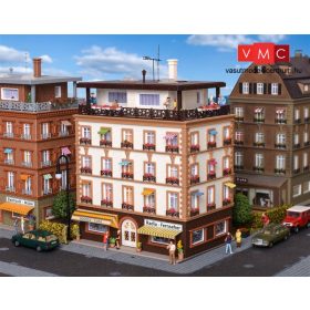 Vollmer 3612 Penthaus tetőterasszal, bézs (H0)