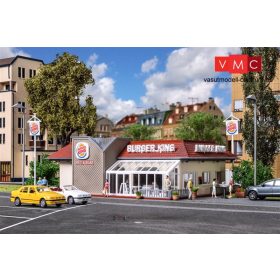   Vollmer 3632 Burger King gyorsétterem, LED világítással és belső berendezéssel (H0)