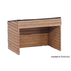 Vollmer 43745 Fedett kecskeól, kecskékkel (H0) - Polyplate