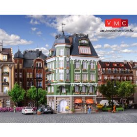 Vollmer 3771 Nagyvárosi emeletes saroképület, bank (H0)