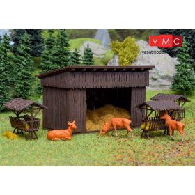 Vollmer 3798 Vadetető állatokkal (H0)