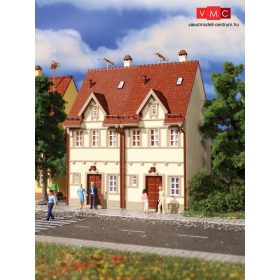   Vollmer 43843 Emeletes városi sorház-pár, bézs színben (H0)