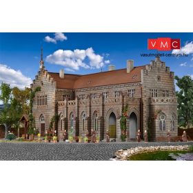 Vollmer 3860 Kolostor temetővel és téglakerítéssel (H0)