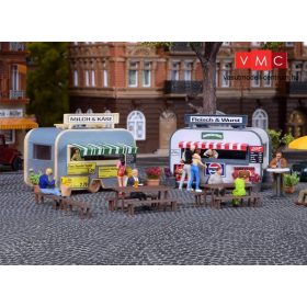 Vollmer 5144 Árusító lakókocsik, 2 db (H0)