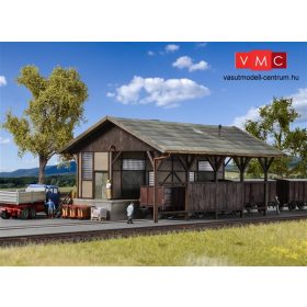 Vollmer 5700 Raktárépület fedett rámpával (H0)