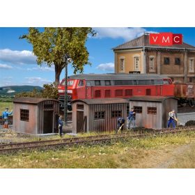 Vollmer 5743 Hullámlemez-bódé, 3 db (H0)