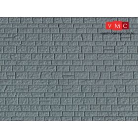 Vollmer 6024 Dekorlap: Kőfal, műanyag (H0)