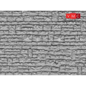 Vollmer 6031 Dekorlap: Falazott kőfal, műanyag (H0)