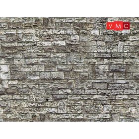 Vollmer 6035 Dekorlap: Falazott kőfal, karton (H0)