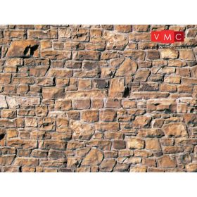 Vollmer 6036 Dekorlap: Kőfal, karton (H0)