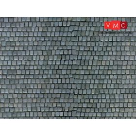 Vollmer 6041 Dekorlap: Kockakő, karton (H0)