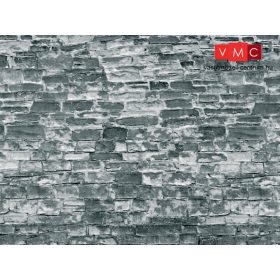 Vollmer 6055 Dekorlap: Kőfal-gránit, karton (H0)