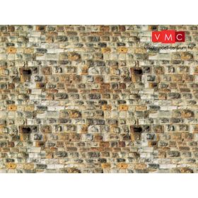 Vollmer 7363 Dekorlap: Homokkőfal, karton (N)