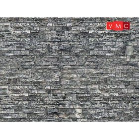 Vollmer 7367 Dekorlap: Falazott kőfal, karton (N)