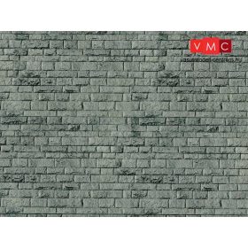 Vollmer 7369 Dekorlap: Falazott kőfal - Porphyr, karton (N)