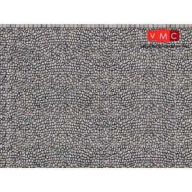 Vollmer 7370 Dekorlap: Kőfal-kváderkő, karton (N)