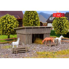 Vollmer 7716 Tehénistálló, kerítéssel (N)