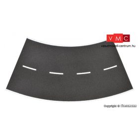   Vollmer 48266 Útburkolat, aszfaltozott, felezővonallal, 45° R 15 cm (H0) - Steinkunst
