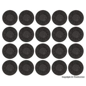 Vollmer 48283 Csatornafedlapok, 20 db (H0) - Steinkunst