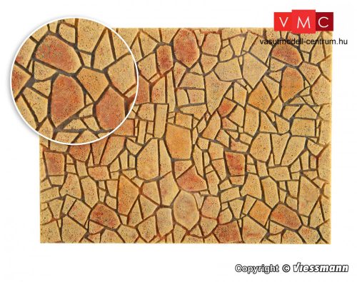 Vollmer 48727 Mediterrán sokszögű térkőburkolat - Steinkunst (0)
