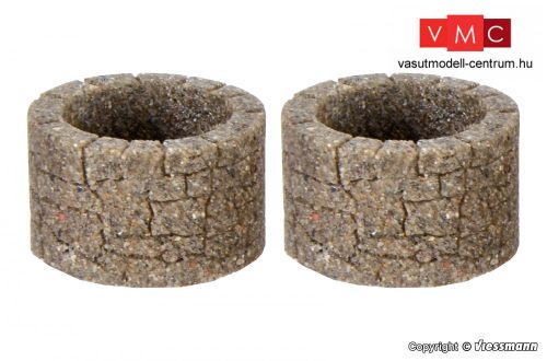 Vollmer 48760 Kútkáva, kőből kirakva, kerek, 2 db (0) - Steinkunst