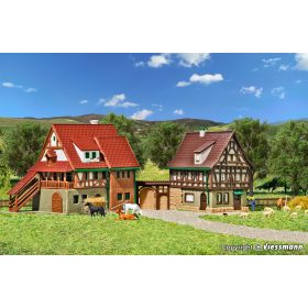 Vollmer 9530 Favázas ház, kapuval (Z)