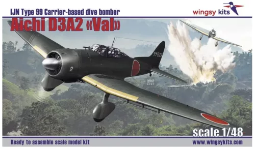 WINGSYD513 IJN Type 99 carrier-based bomber Aichi D3A2 “Val” 1/48 repülőgép makett