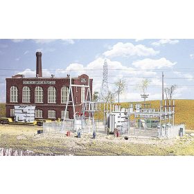   Walthers 33025 Áramátalakító állomás, kapcsolókert - Northern Ligth & Power (H0)