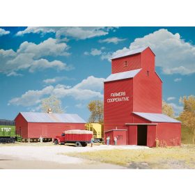 Walthers 33036 Amerikai gabonasiló épület (H0)