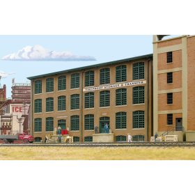   Walthers 33189 Amerikai emeletes raktárépület, Fireproof Storage & Transfer, felezett épület (H0)