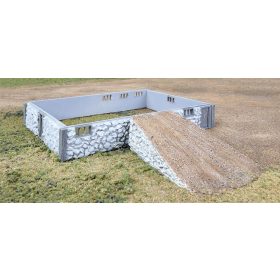   Walthers 33331 Amerikai gazdasági épülethez tartozó lábazat (H0)