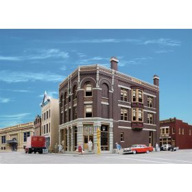   Walthers 33466 Amerikai városi saroképület könyváruházzal, Argosy (H0)