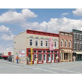   Walthers 33472 Amerikai városi sorház élelmiszerbolttal, Jim's Red Owl (H0)