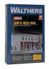Walthers 33472 Amerikai városi sorház élelmiszerbolttal, Jim's Red Owl (H0)