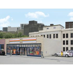   Walthers 33477 Amerikai szupermarket, 24-seven Quick Mart (H0)